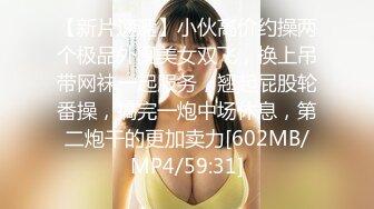 【新片速遞】小伙高价约操两个极品外围美女双飞，换上吊带网袜一起服务，翘起屁股轮番操，搞完一炮中场休息，第二炮干的更加卖力[602MB/MP4/59:31]