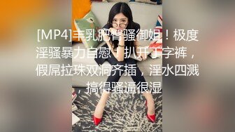 [MP4]丰乳肥臀骚御姐！极度淫骚暴力自慰！扒开丁字裤，假屌拉珠双洞齐插，淫水四溅，搞得骚逼很湿