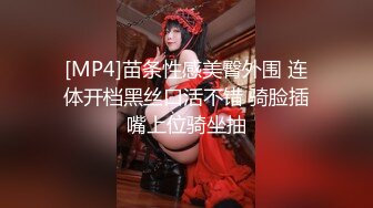 [MP4]苗条性感美臀外围 连体开档黑丝口活不错 骑脸插嘴上位骑坐抽