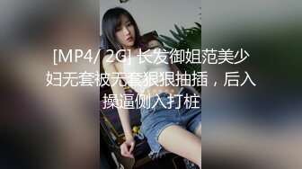 [MP4/ 2G] 长发御姐范美少妇无套被无套狠狠抽插，后入操逼侧入打桩