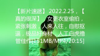 【新片速遞】 2022.2.25，【真的很深】，女更衣室偷拍，紧张刺激，人来人往，自慰抠逼，极品好身材，人工白虎撸管佳作[151MB/MP4/20:15]